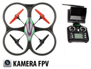 Quadcopter V606G 2.4GHz (kamera HD 720p, FPV 5.8GHz, 6-osiowy GYRO, zasięg do 100m)
