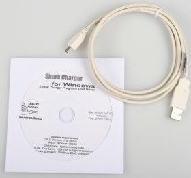 Kabel USB i oprogramowanie do Ładowarek Shark 20 i 30