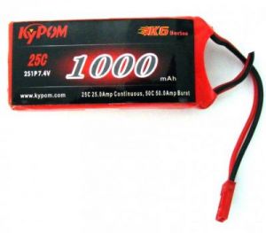 Kypom 7,4V 1000mAh 25C